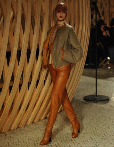 La tendance cuir chez Hermès pour l'Automne-Hiver 2011/2012