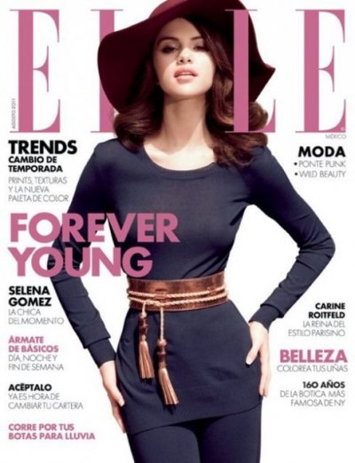 Selena Gomez porte une capeline pour Elle Mexico