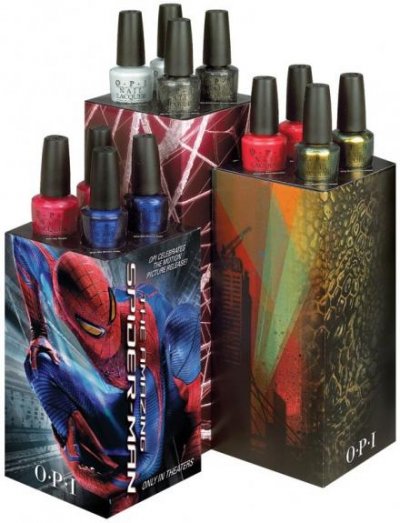 Collection Spiderman OPI les nouveaux vernis à ongles