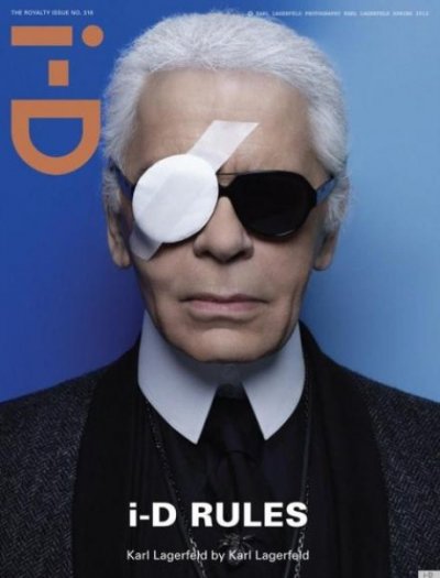 Karl Lagerfeld pour I-D magazine