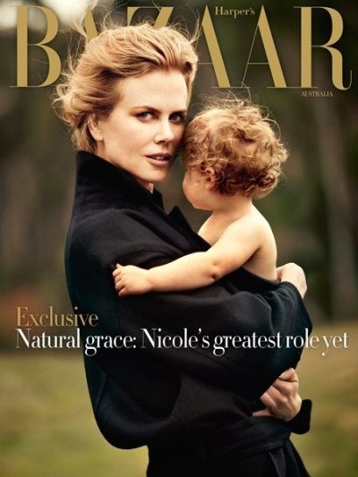 Nicole Kidman et sa fille Faith en exclusivité dans Harper’s Bazaar