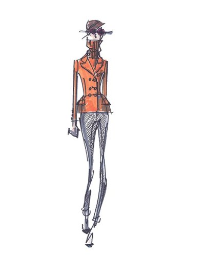 L’orange corail pastel pour relever les couleurs naturelles de l’hiver 2011-2012