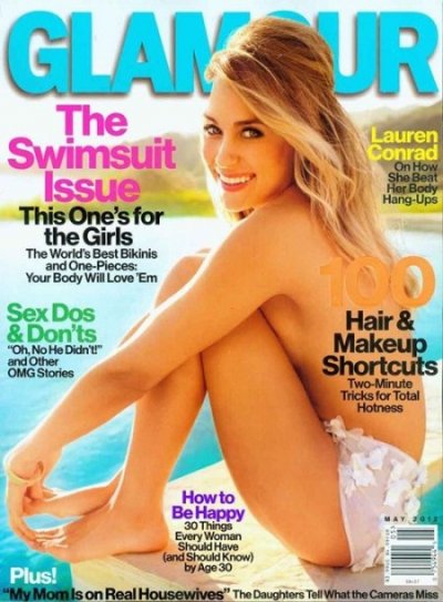 Lauren Conrad pose seins nus