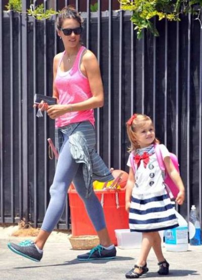 Alessandra Ambrosio et sa fille aînée Anja