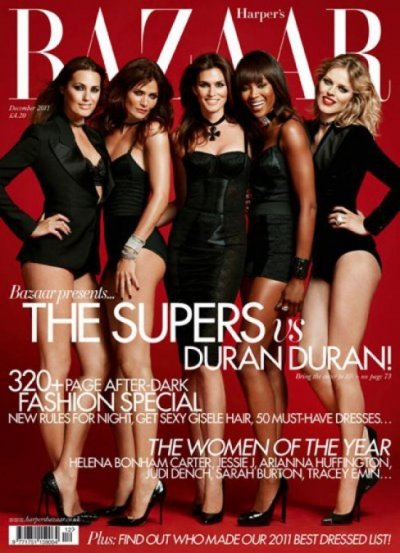 Les top 5 des années 90 font la couverture de Harper's Bazaar