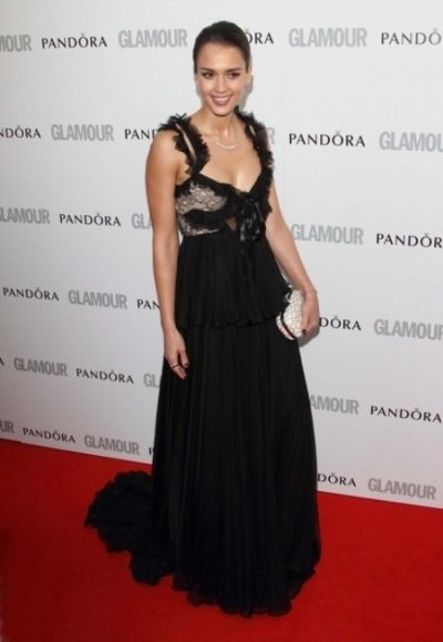  Jessica Alba en Alexander McQueen aux Glamour Women Of The Year Awards 2012