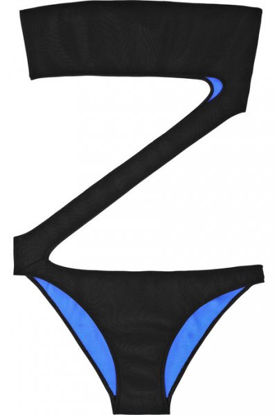 Trikini noir Emilio Pucci été 2010