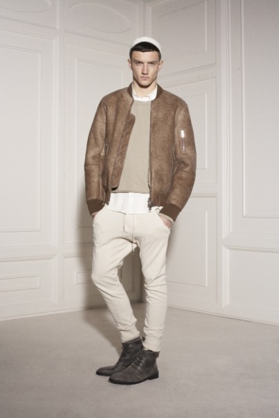 Veste camel pantalon blanc Acne mode homme automne hiver collection 2010 2011