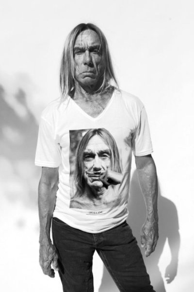 Iggy Pop égérie moustachu pour Eleven Paris