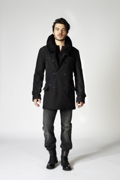 Jean et manteau noirs IKKS collection automne hiver 2010-2011