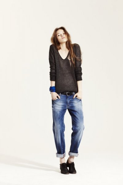 Jean et pull large ICODE collection femme automne-hiver 2010-2011