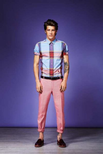 Chemise urban-bucheron et pantalon en velours PJ by Paul & Joe