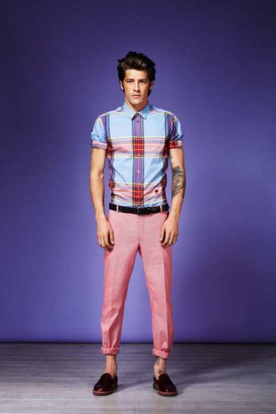 Chemise urban-bucheron et pantalon en velours PJ by Paul & Joe