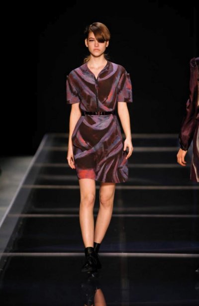 Robe en crêpe Botticelli Cacharel collection Automne Hiver 2010-2011