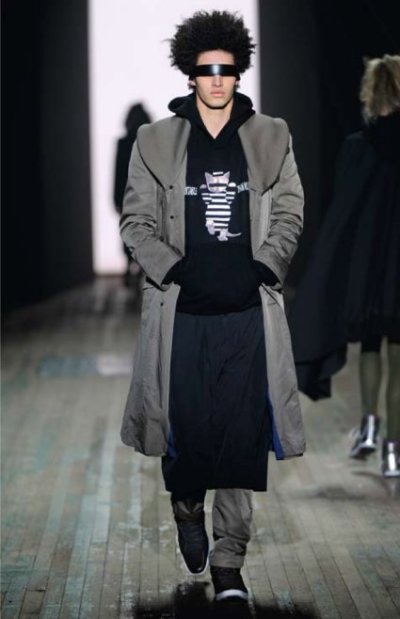 Sweat chaton homme Yohji Yamamoto collection automne hiver 2010-2011