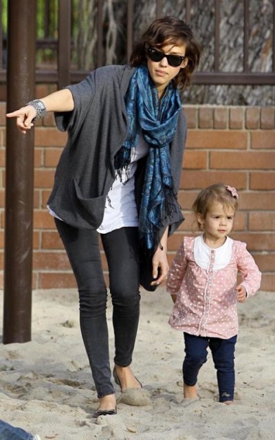 Jessica Alba et sa fille Honor