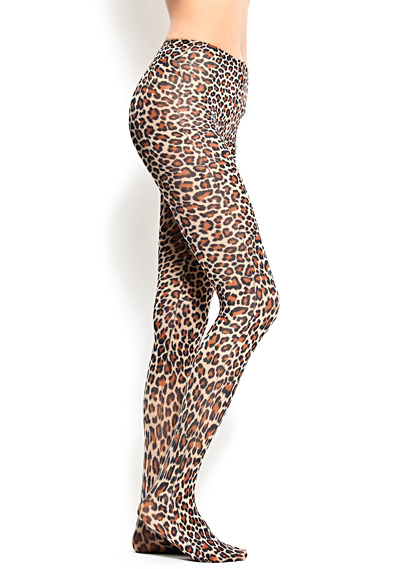 Collant imprimé léopard Mango Tendance hiver 2011/2012
