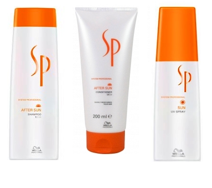 La gamme Sp Sun de la marque Wella