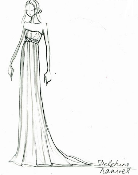 Une robe de mariée La Redoute par Delphine Manivet