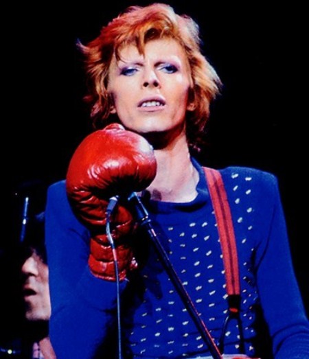 Le chanteur David Bowie dans les seventie’s