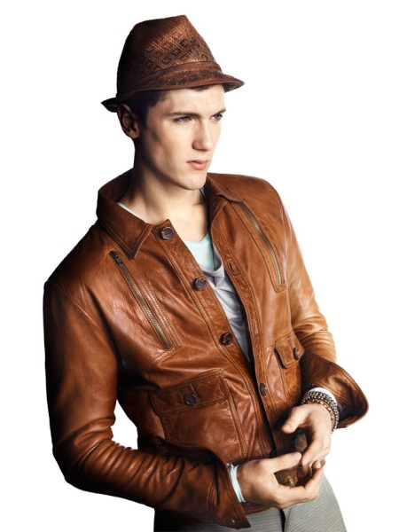 Veste en cuir