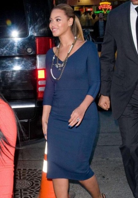 Beyoncé dans une robe Victoria Beckham