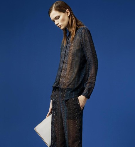 Un pantalon tissu de gaze Zara : collection Printemps-Été 2012