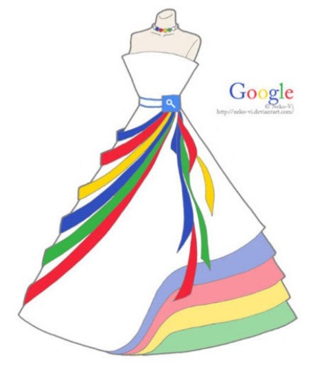 La robe « Google » par Victor Faretina