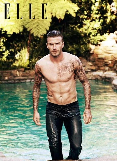 David Beckham : sexy pour ELLE