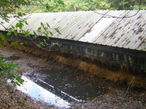 Un bâtiment de la ferme d’Emagny