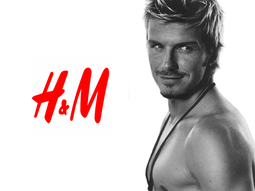 Beckam et H&M, ça va faire mâle...