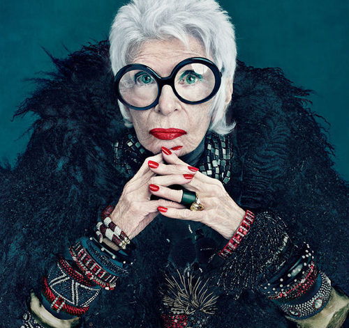 Iris Apfel en égérie pour MAC