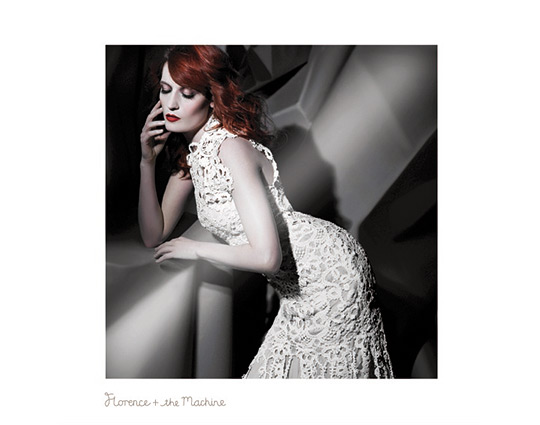 La jaquette du single de Florence & the machine par Karl Lagerfeld