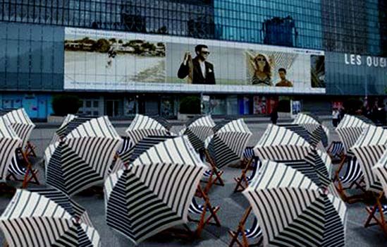 Campagne promotionnelle printemps été 2010 à Paris pour Tommy Hilfiger