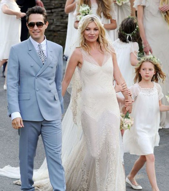 la robe de mariée de Kate Moss par John Galliano