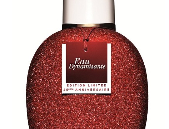  « Eau Dynamisante » de Clarins en paillettes