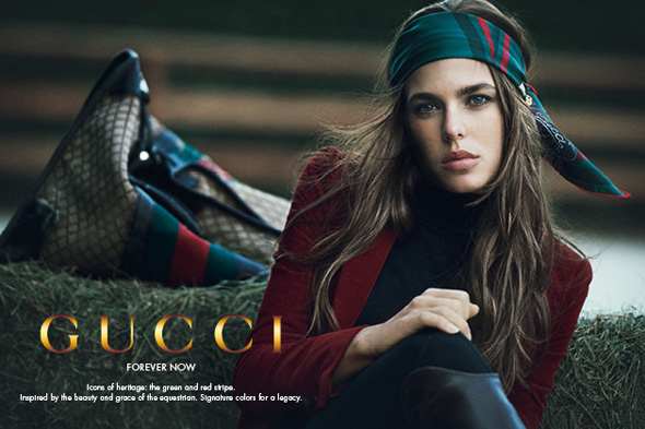 La princesse Charlotte Casiraghi pour Gucci