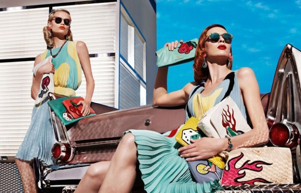 La campagne de la collection Prada printemps-été 2012