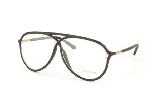Lunettes noir chocolat style aviator Tom Ford Collection 2011