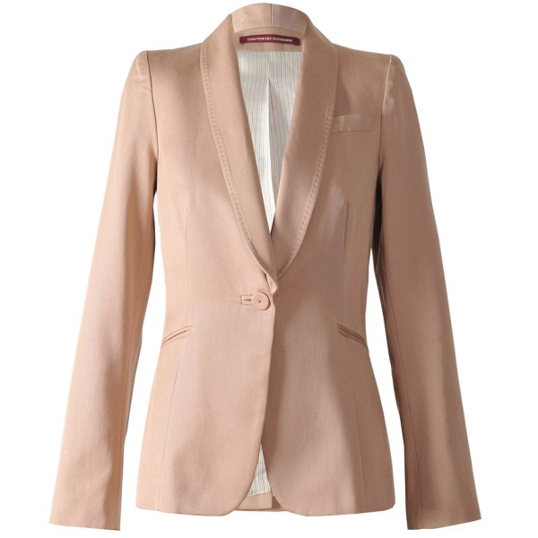 Veste longue masculine rose pâle tendance mode été 2011 nude Comptoir des Cotonniers collection femme