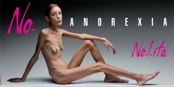 Une campagne-choc contre l’anoréxie