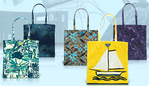 5 modèles de sacs cabas Prada collection été 2010