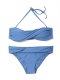 Bikini à bandeau effet drapé
