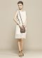 Robe en soie et dentelle couleur Ivoire 