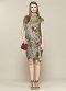 Robe en soie imprimée hibiscus 