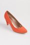 Escarpins en nubuck orange