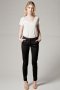 Jeans 7/8 satin de coton noir