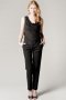 Pantalon 7/8 en coton compact 