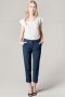 Pantalon 7/8 en crêpe bleu marine