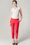 Pantalon 7/8 en piquée de coton 